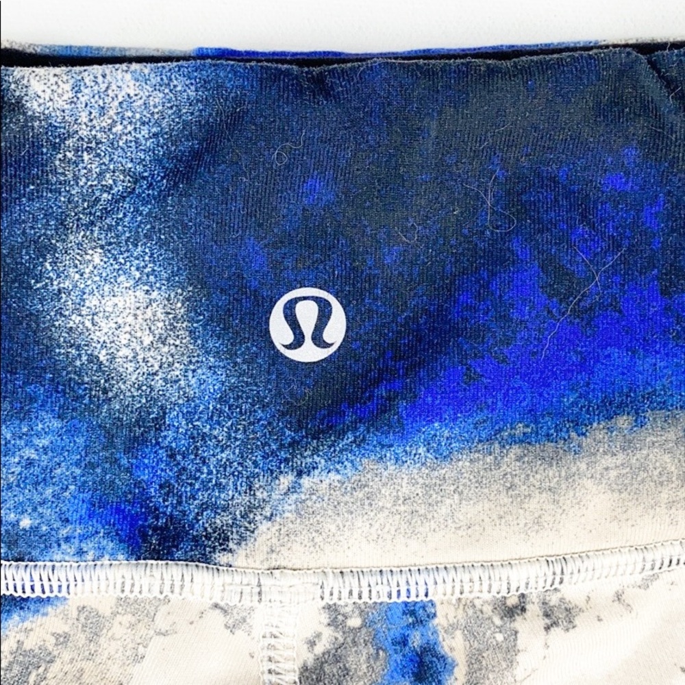 Sold Lululemon Wunder Under Crop Milky Way Multi - Picture 6 of 8